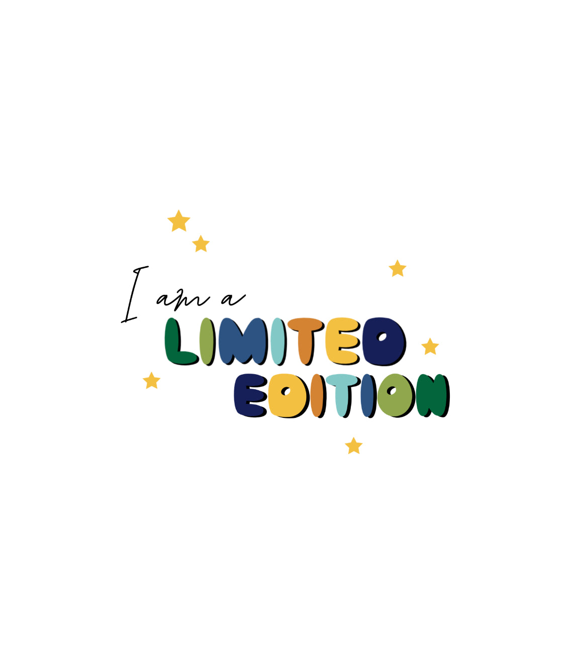 Bügelbild „Limited Edition grün“