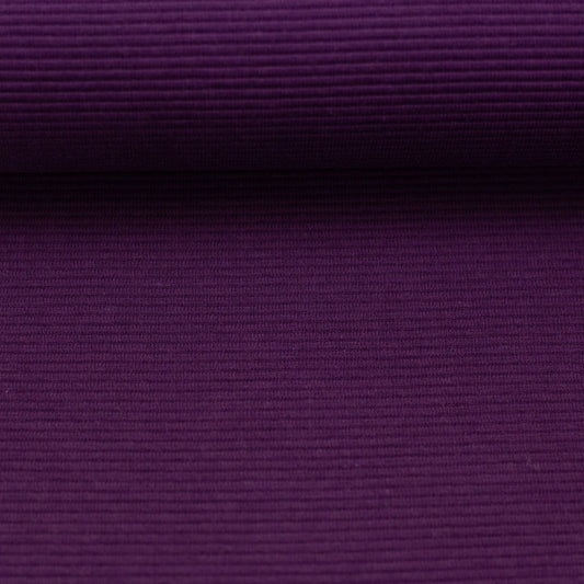 Ottoman Ripp Jersey Turin violett 38