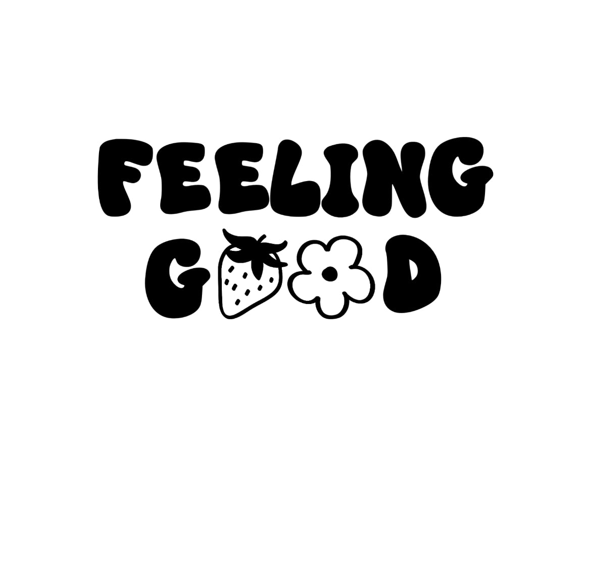 Bügelbild „Feeling good“