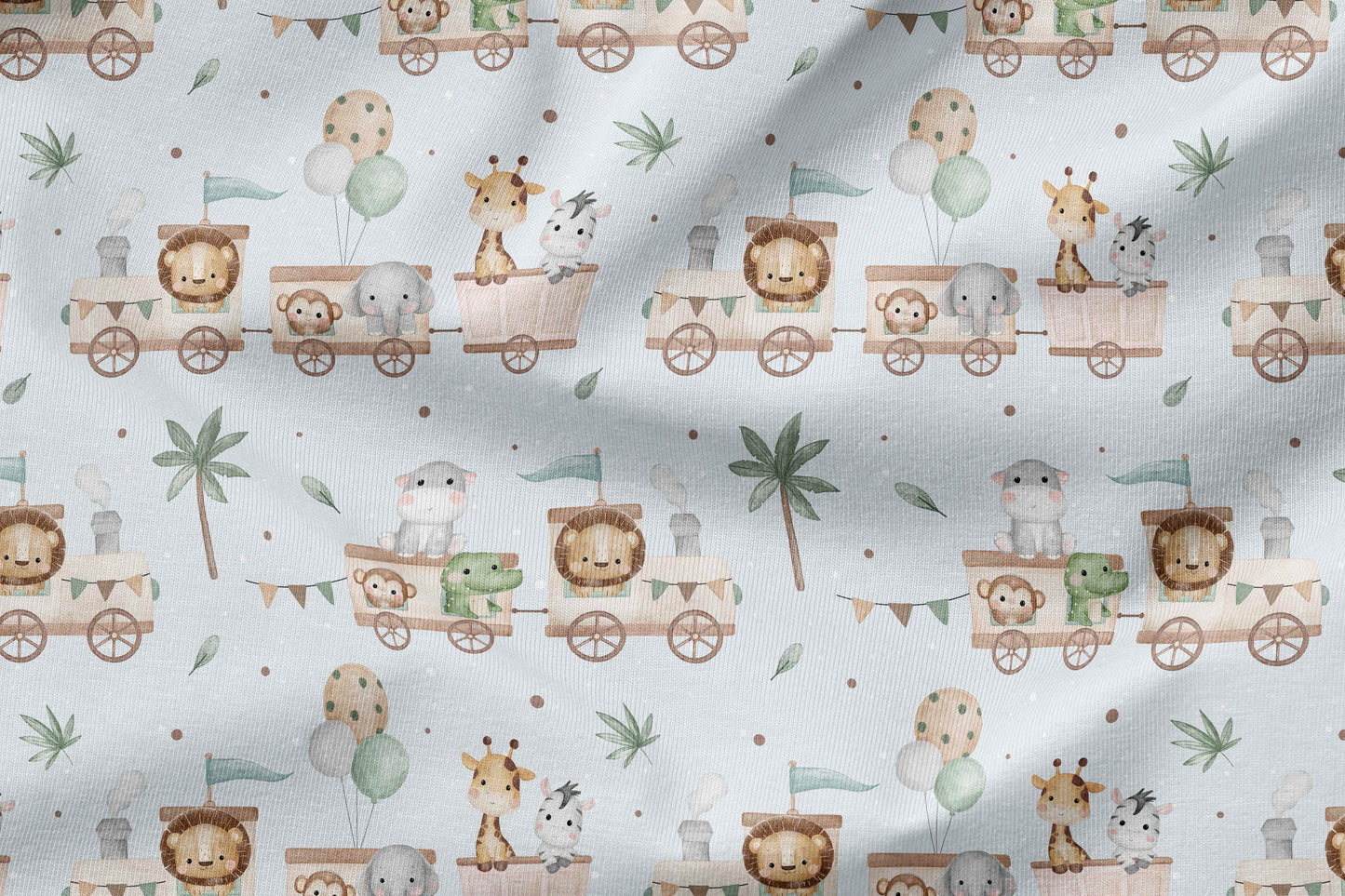 French Terry Eigenproduktion „Dschungelzug"