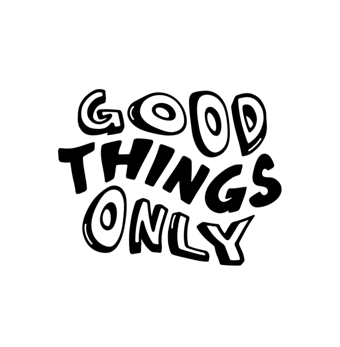 Bügelbild „Good things“