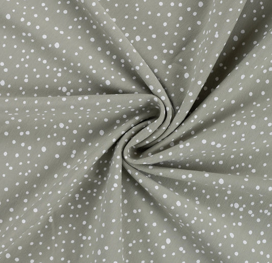 Jersey Punkte dusty Khaki