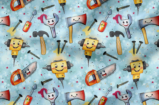 Jersey Eigenproduktion "Werkzeuge blau"