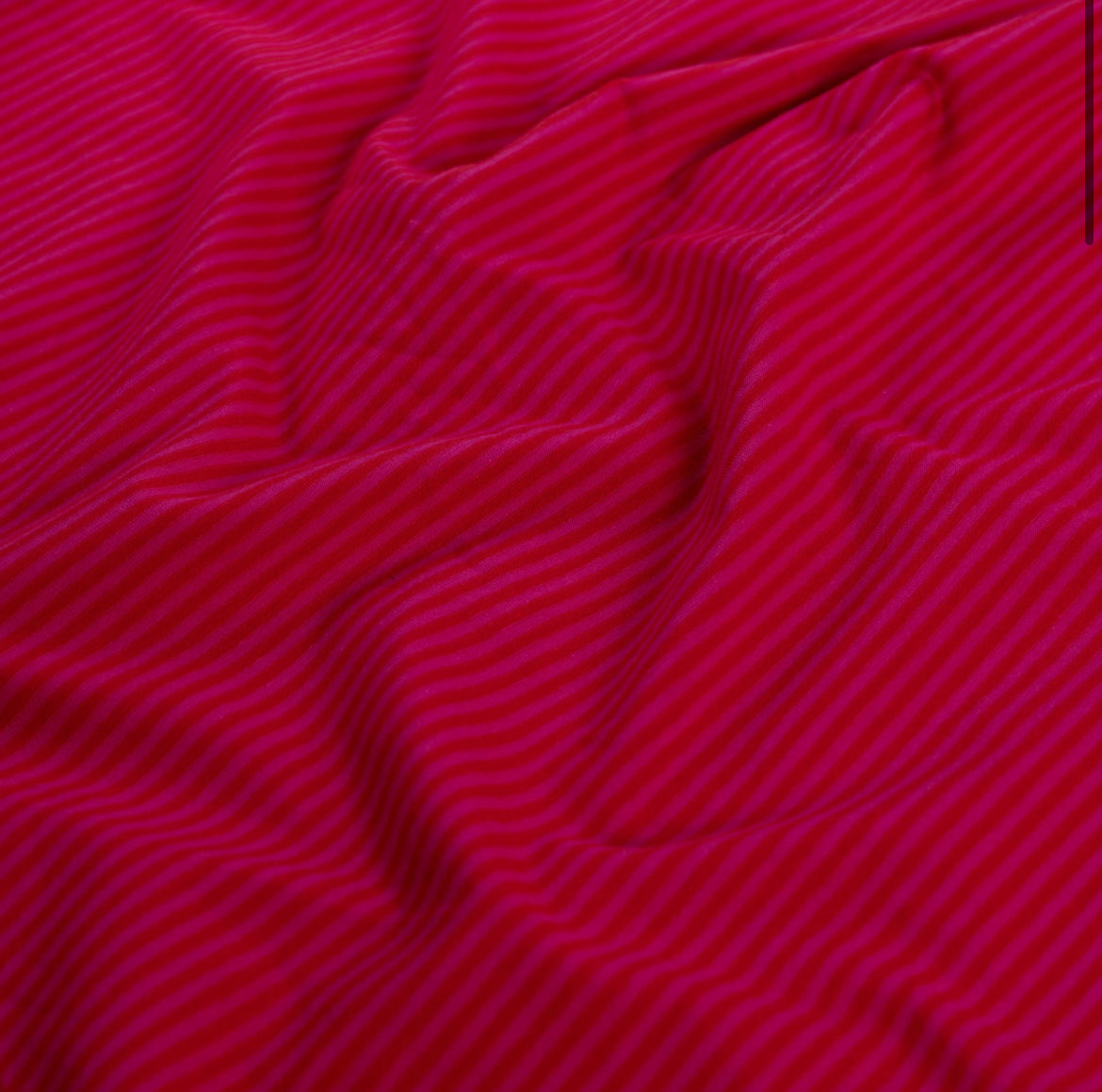 Jersey Streifen pink/dunkelpink