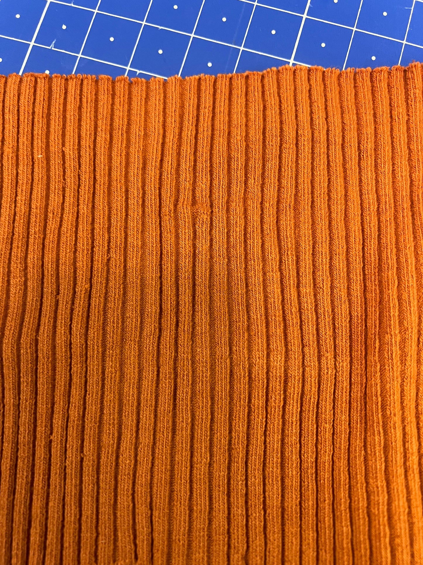 20 cm Breitripp Bündchen kupfer