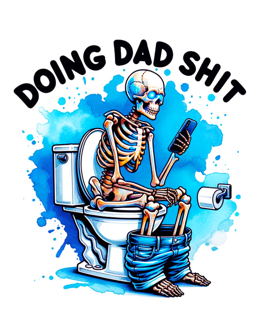 Bügelbild „Doing Dad shit“