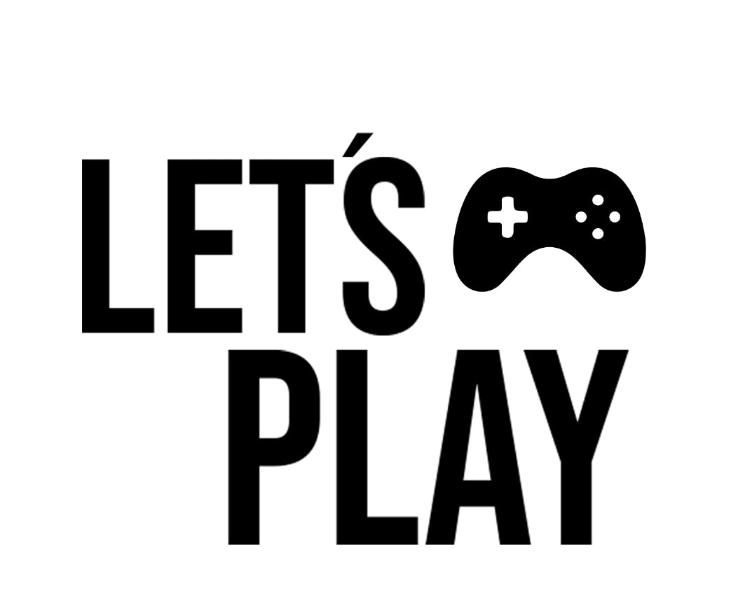 Bügelbild „lets Play“