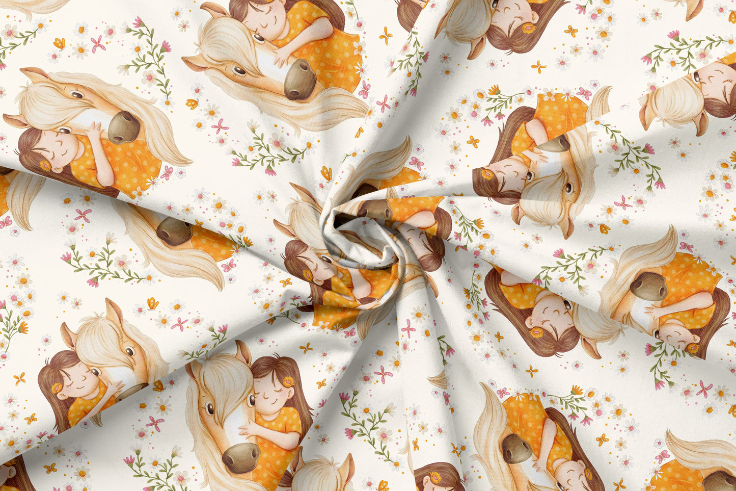 25 cm Jersey Eigenproduktion "Pferdemädchen"