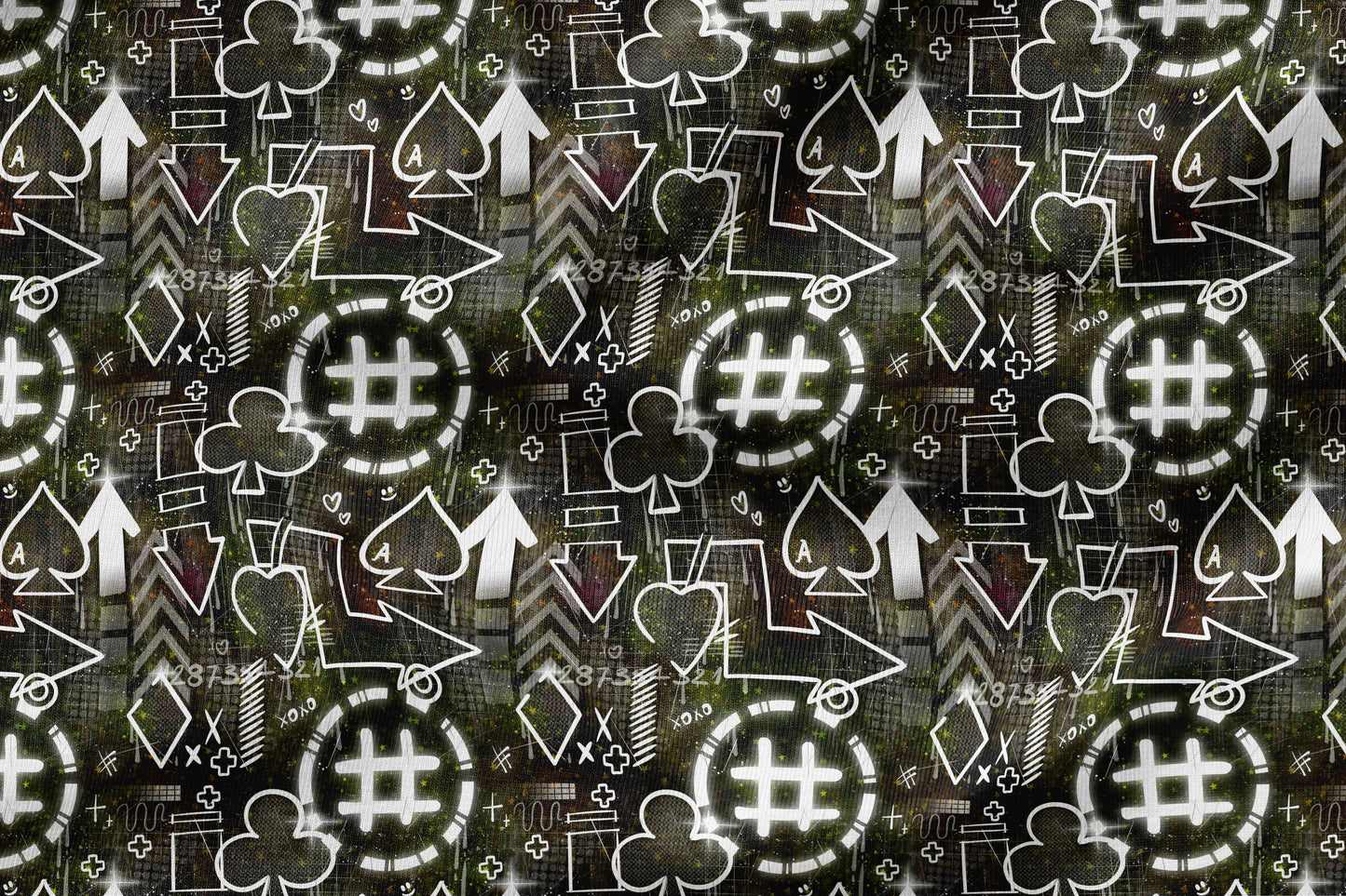 French Terry Eigenproduktion „Black Piek"