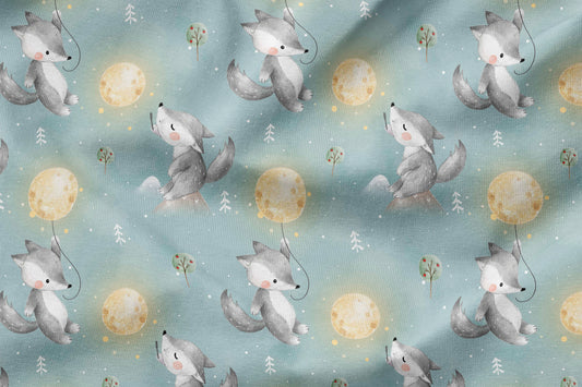 French Terry Eigenproduktion „Wölfe“