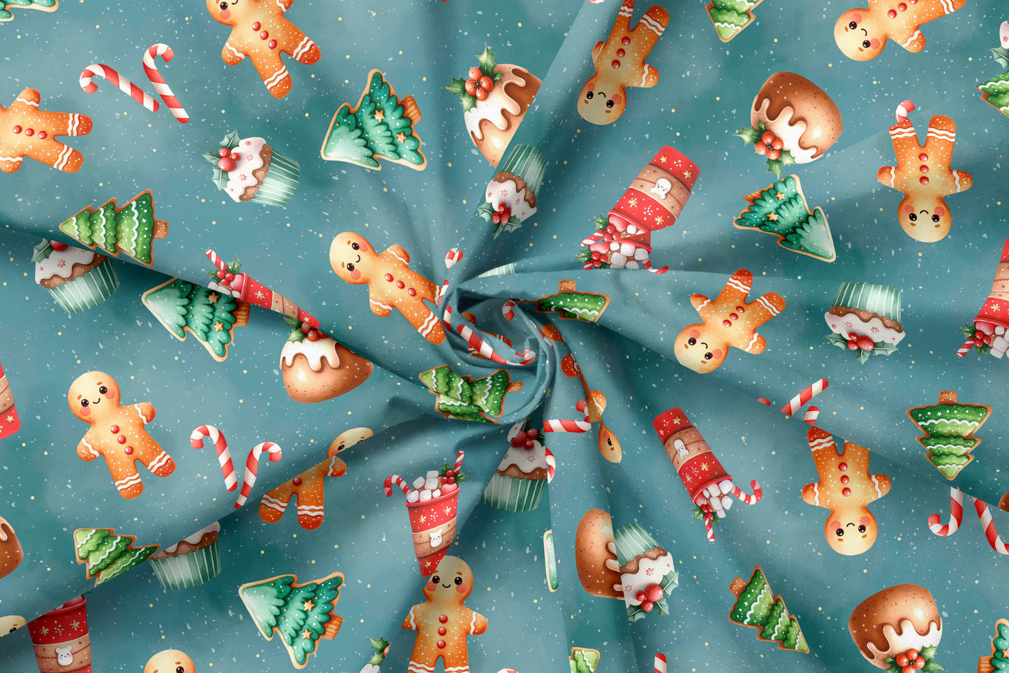 55 cm French Terry Eigenproduktion "Lebkuchenmann"