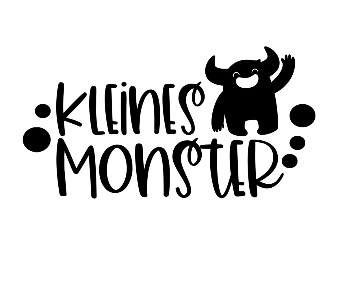 Bügelbild „kleines Monster“