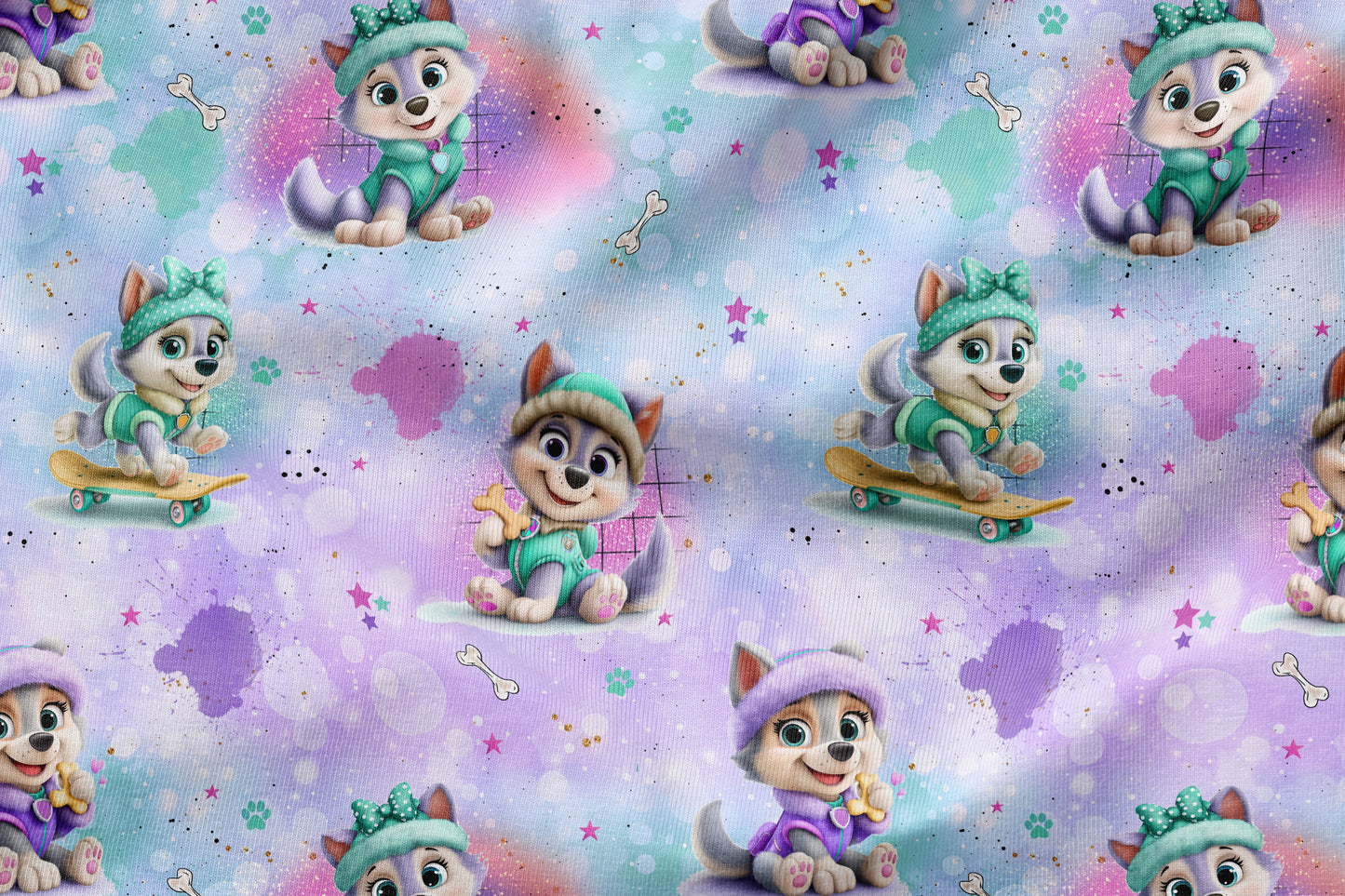 French Terry Eigenproduktion "Schneehund“