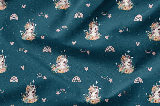 French Terry Eigenproduktion „Einhorn"