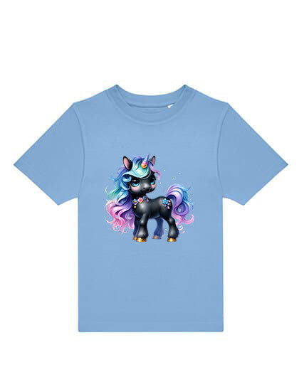 Kinder T-Shirt "Black Unicorn3“