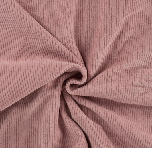 Cord Jersey Nicky schmal dunkles altrosa 31