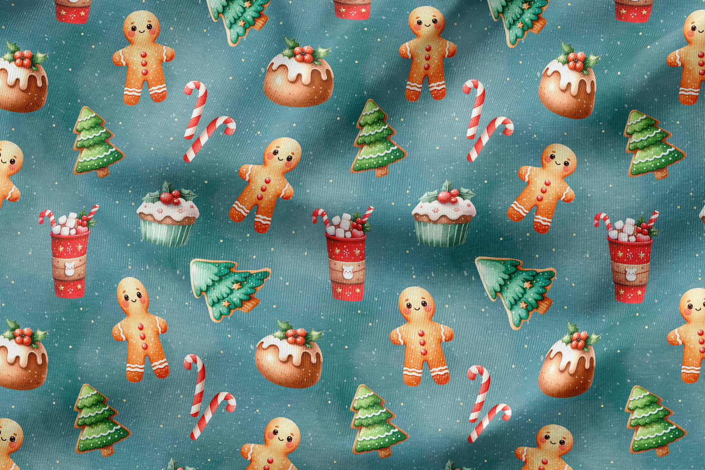 55 cm French Terry Eigenproduktion "Lebkuchenmann"