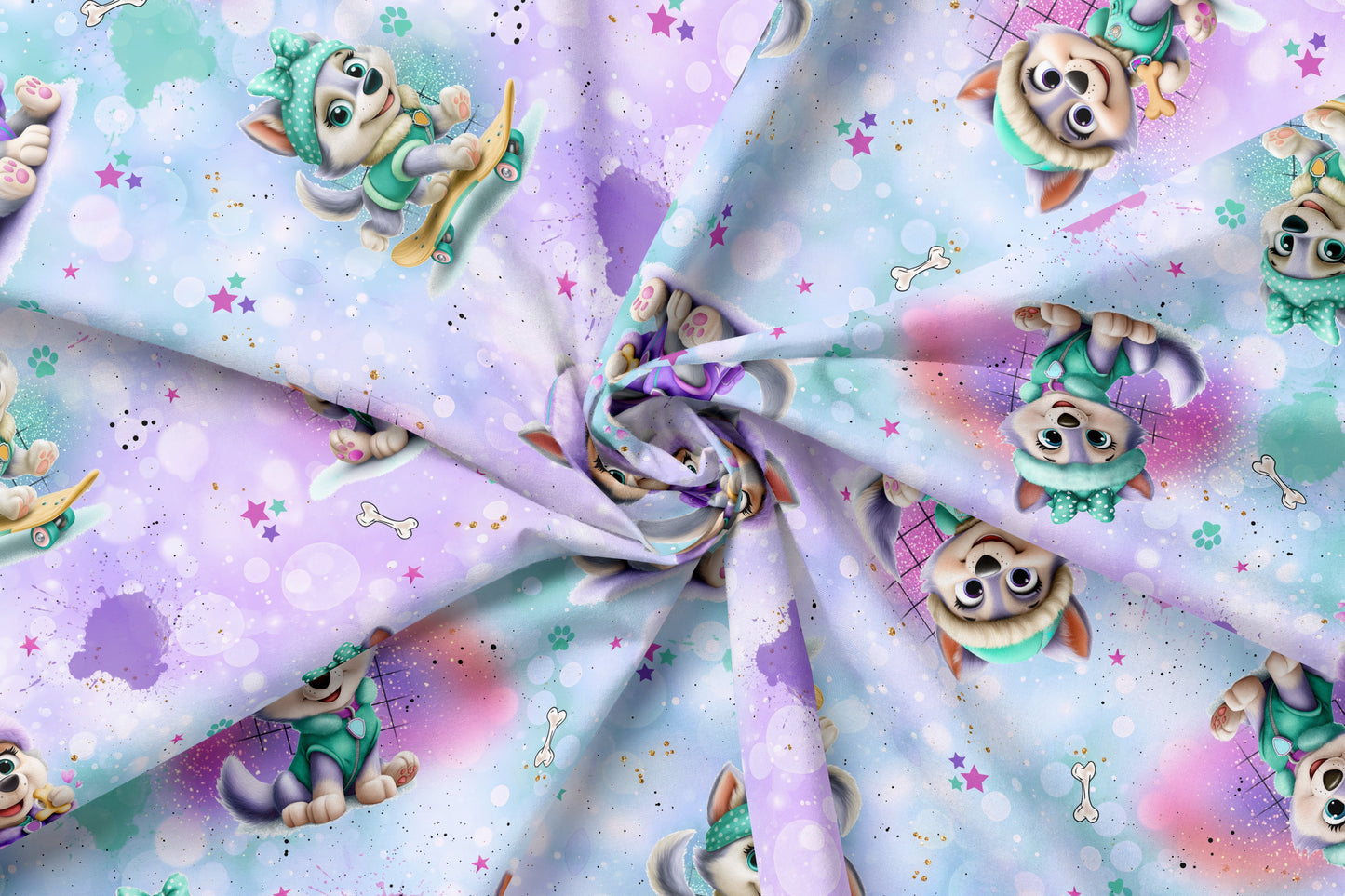 French Terry Eigenproduktion "Schneehund“