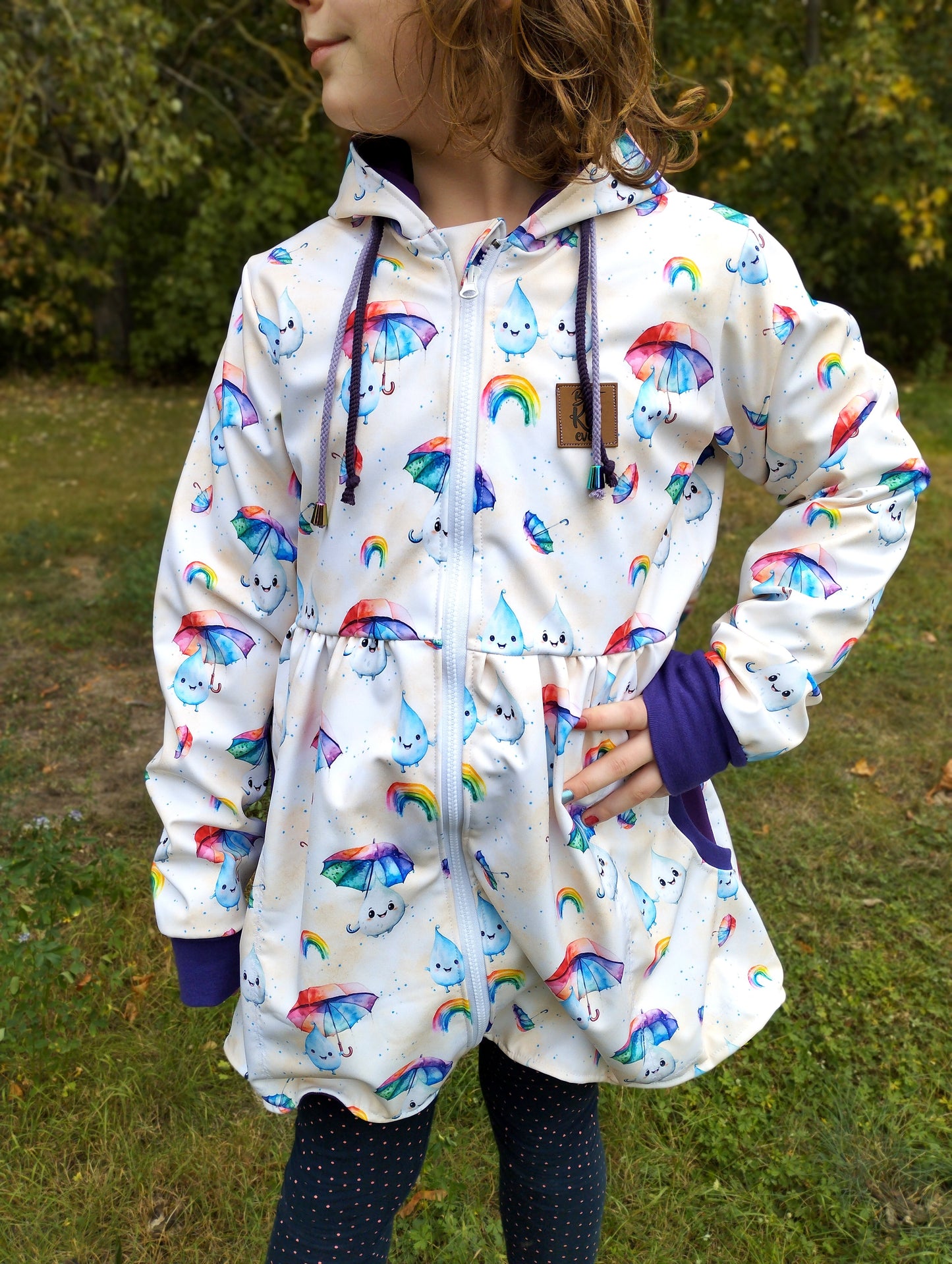 Softshell Eigenproduktion "Happy Raindrops"