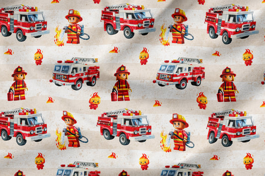 French Terry Eigenproduktion "Feuerwehr Alarm"