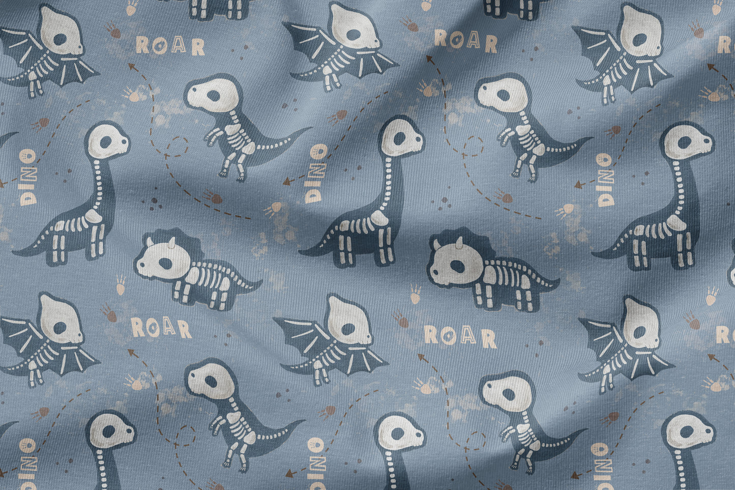 Jersey Eigenproduktion „Dino Skelett“