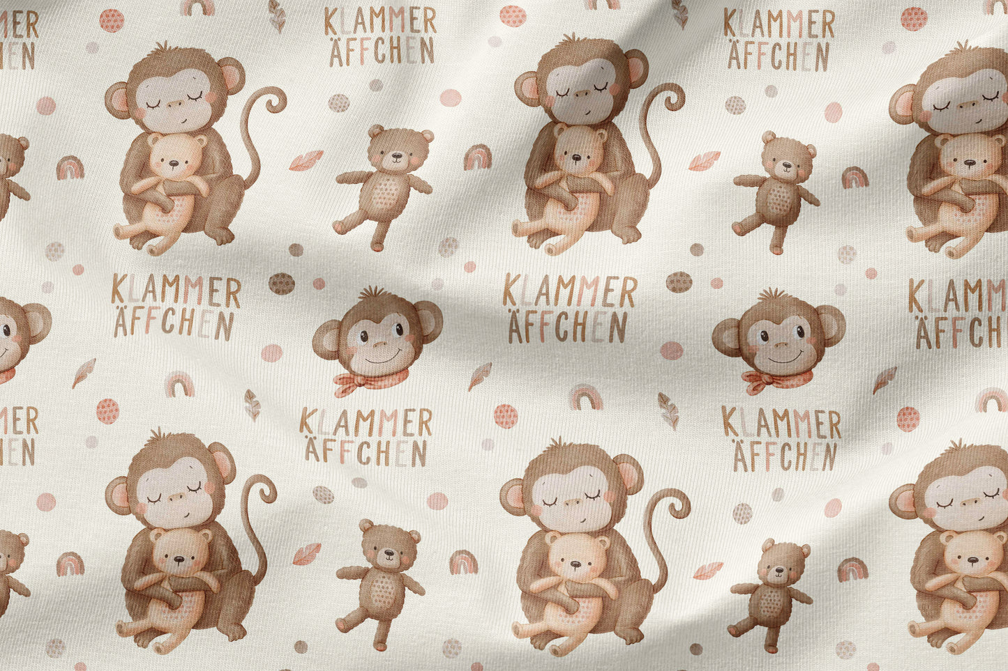 Jersey Eigenproduktion "Klammeräffchen"