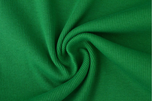 Ripp Bündchen grün 60