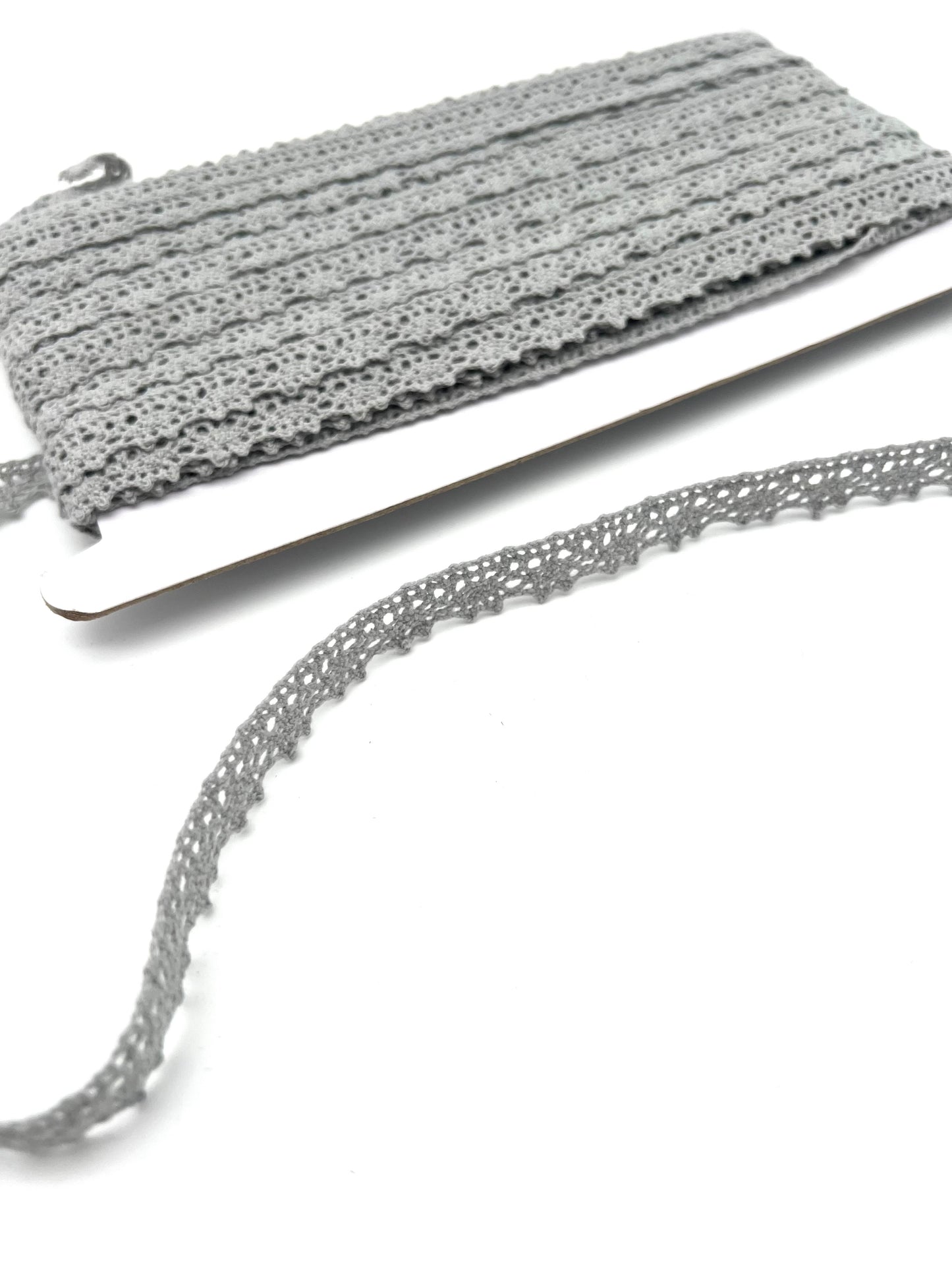 Baumwollspitze grau 06