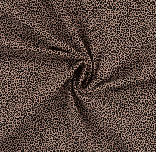 Jersey Leo Print dusty pink