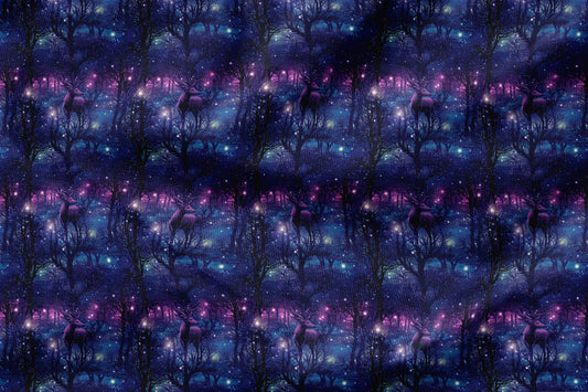 100 cm French Terry Eigenproduktion "Dark Forest"