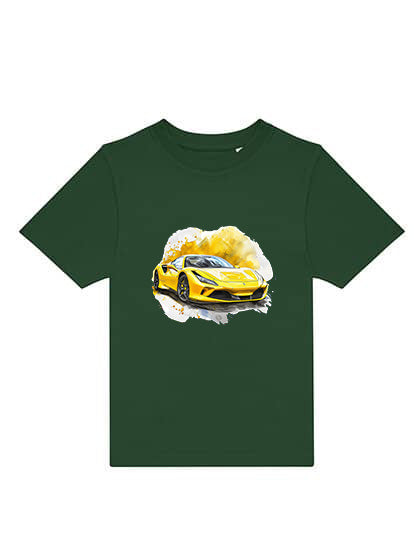 Kinder T-Shirt "Auto gelb"