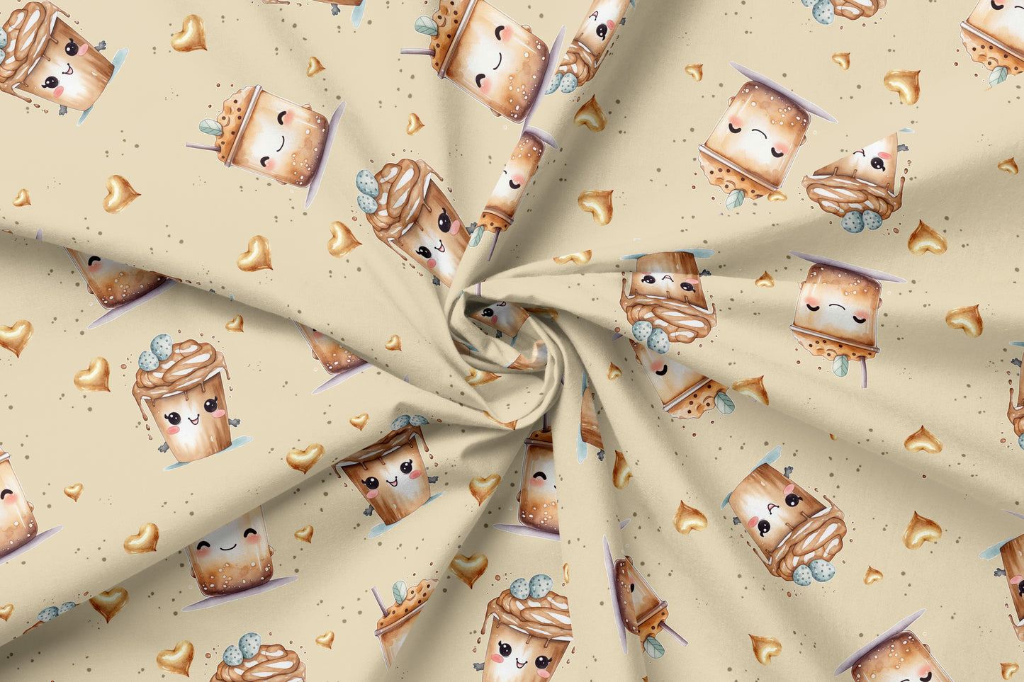 French Terry Eigenproduktion „Hot Schoki"