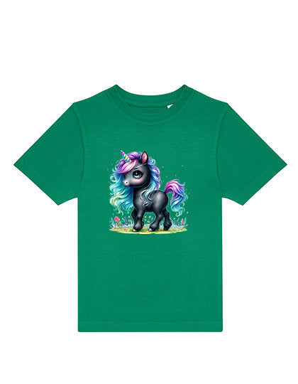 Kinder T-Shirt "Black Unicorn2“