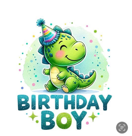 Bügelbild „Birthday Boy“