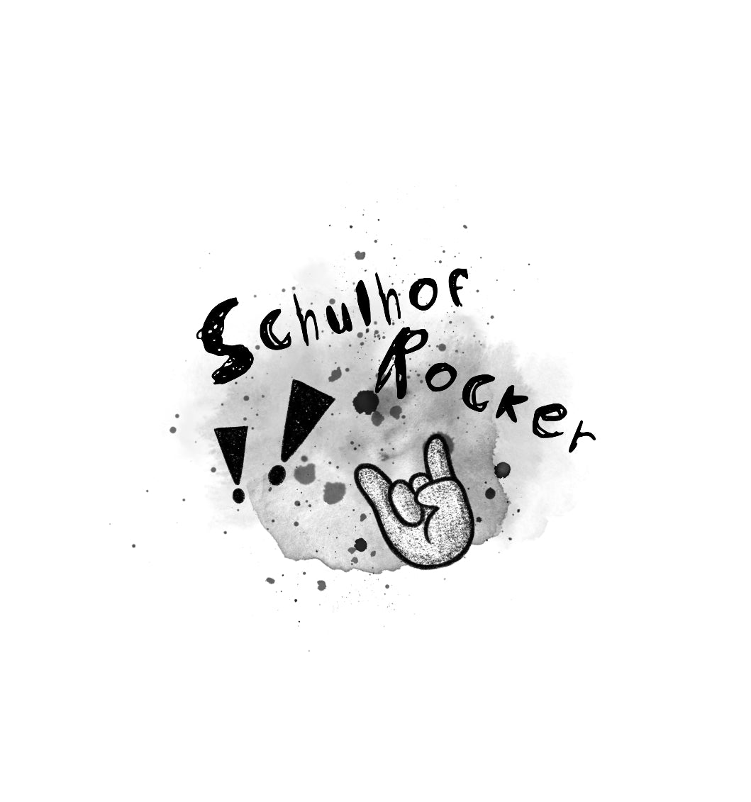 Bügelbild „Schulhofrocker“ (für hellen Stoff)