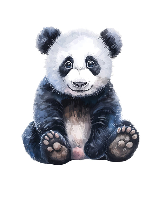 Bügelbild „Panda“