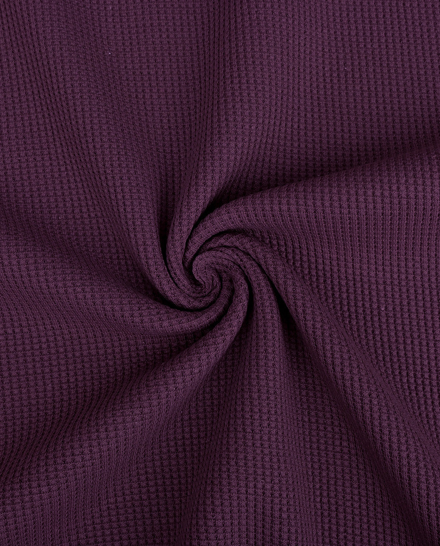 Waffelstrick Jersey violett 38