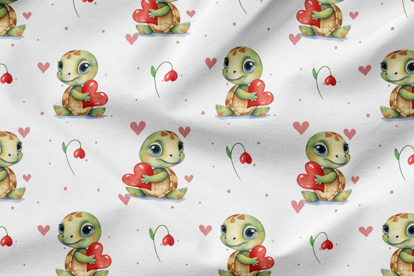 70 cm Jersey Eigenproduktion "Lovely Turtle"