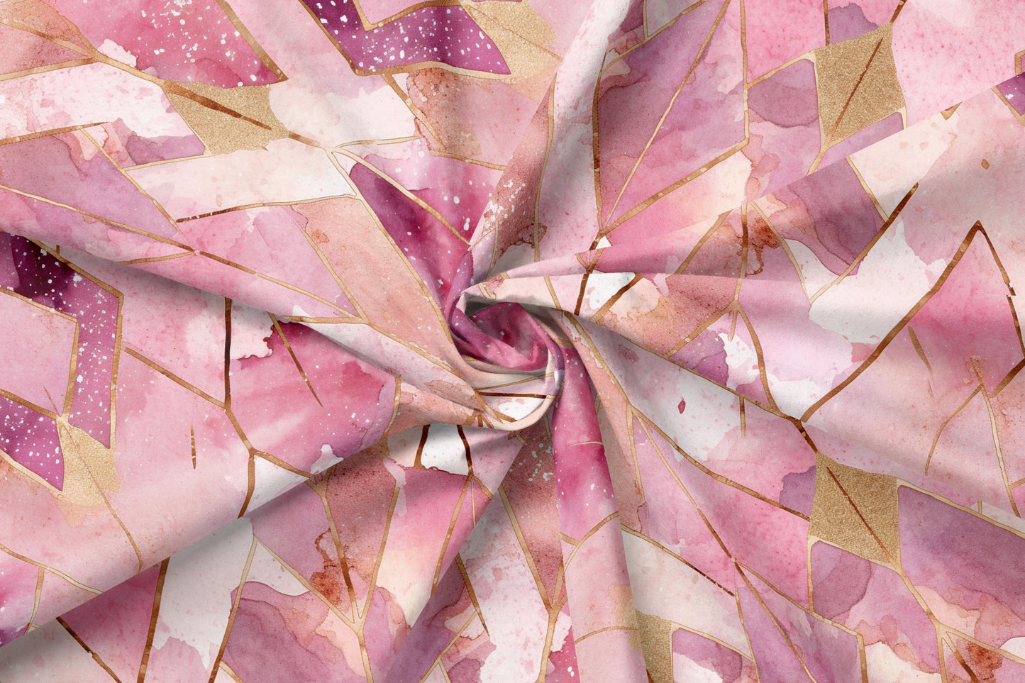 French Terry Eigenproduktion „Pinky Geo"