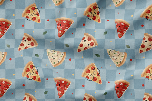 French Terry Eigenproduktion „Pizza“