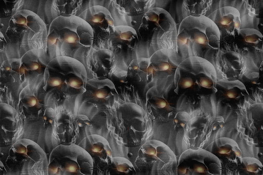 French Terry Eigenproduktion „Totenköpfe"