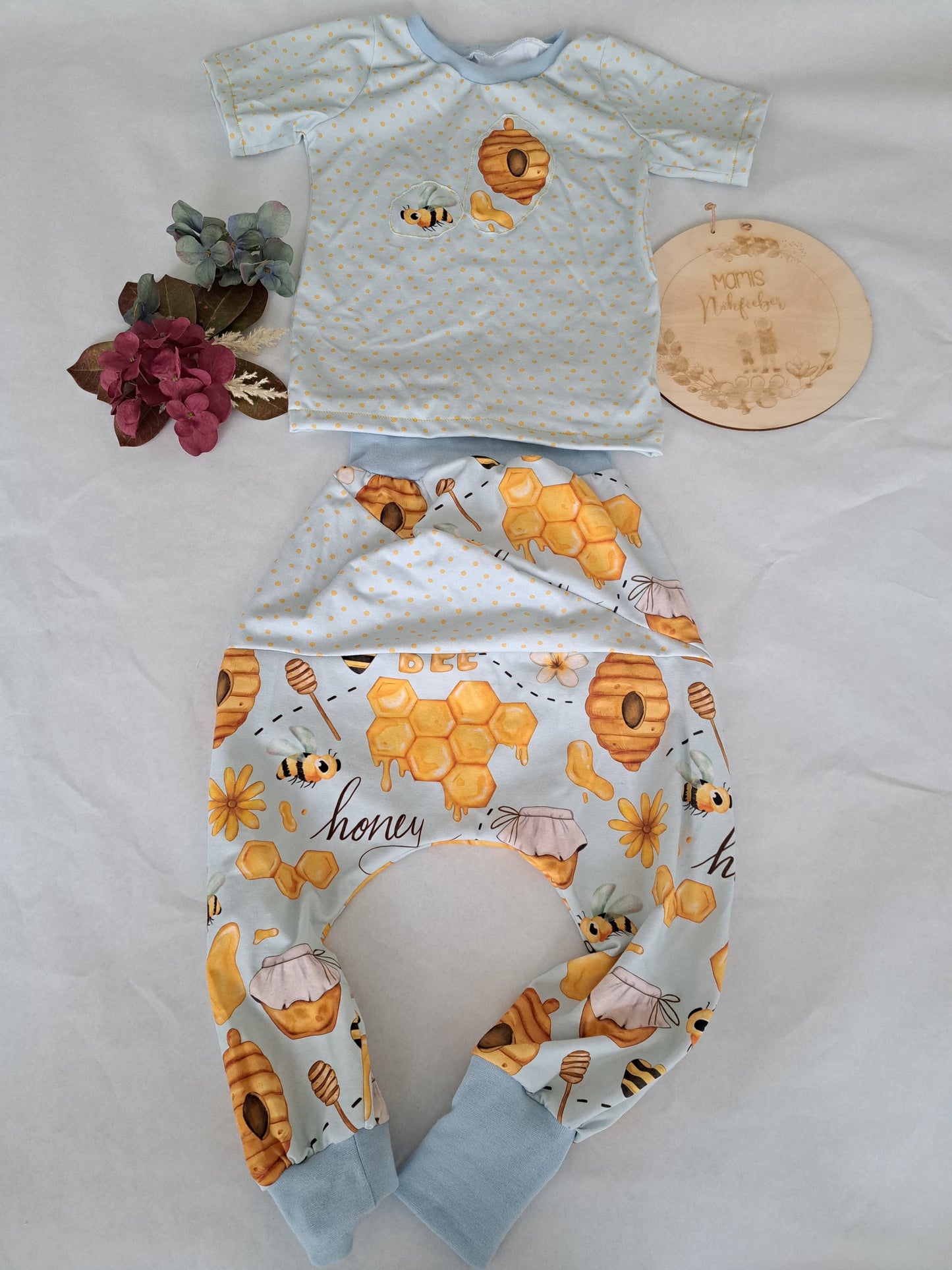 70 cm Jersey Eigenproduktion "sky dots Honigbiene"