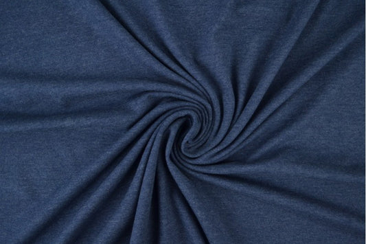 Jersey dunkle Jeans meliert M42